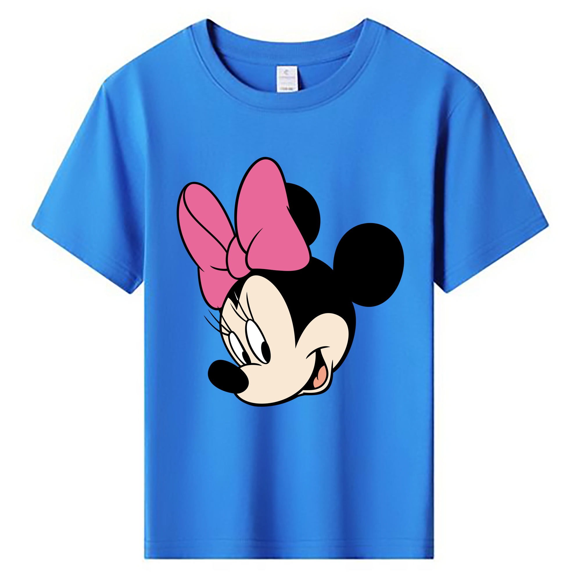 ミッキーマウス Mickey Mouse 綿100％キッズTシャツ（フロントプリント）